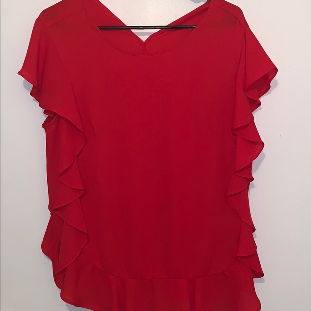 Layered With Love - Red Blouse